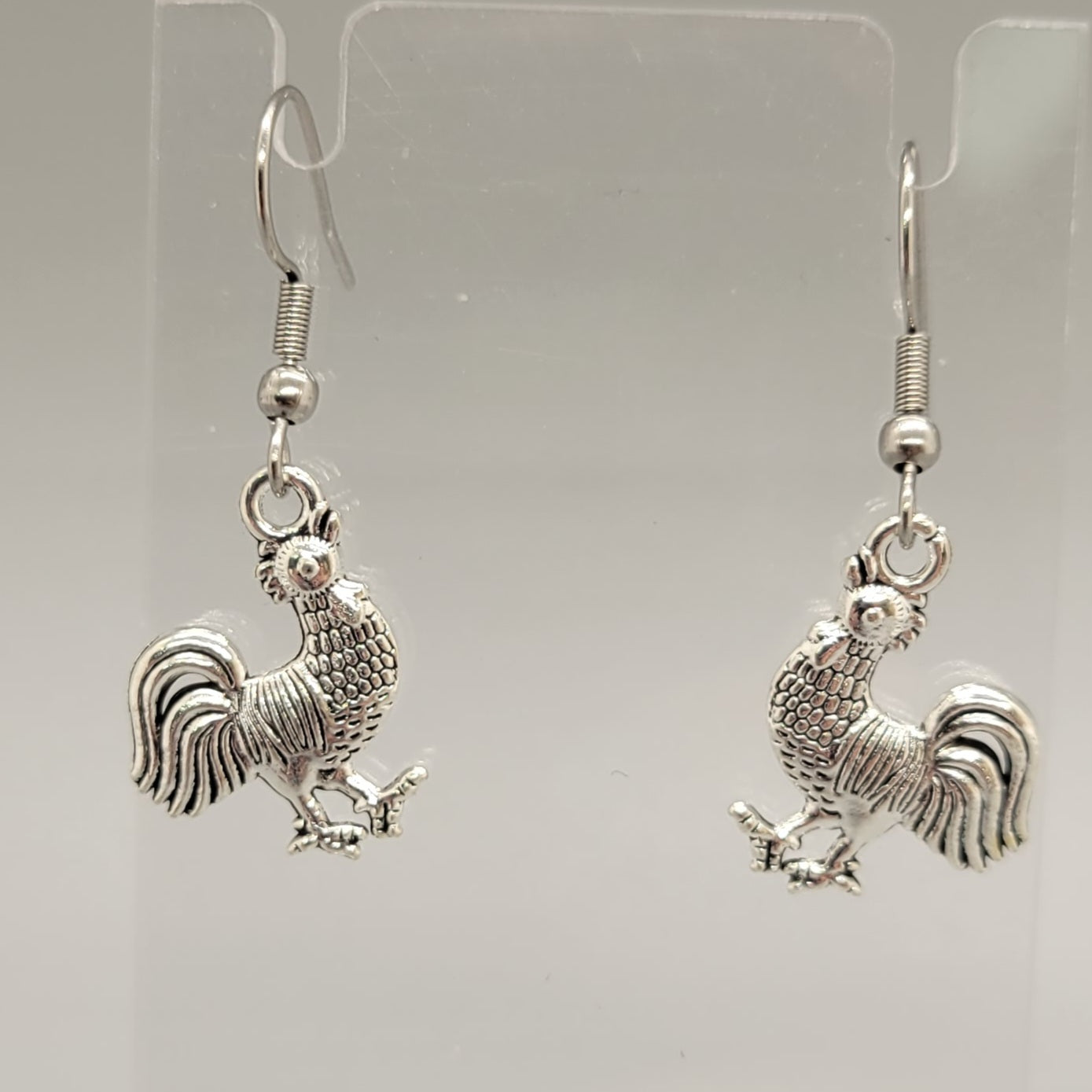 Chicken Dangle Earrings