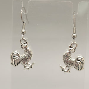 Chicken Dangle Earrings