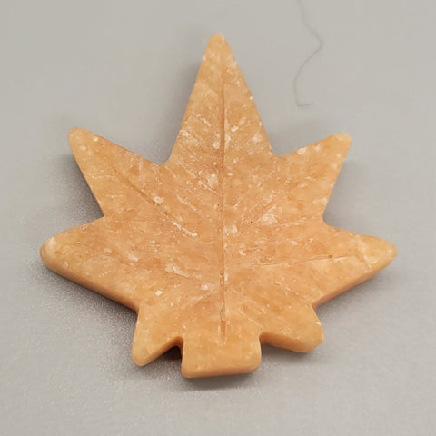Sunstone Cannabis Leaf Stone Carving