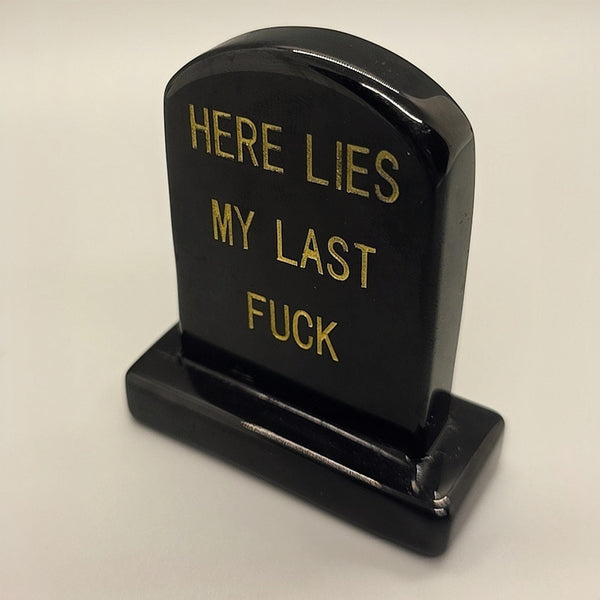 Carved Tombstone, Natural Stone Gravestone, Engraved Headstone, Gothic Cemetery, Grave Marker, Dark Humor Sculpture