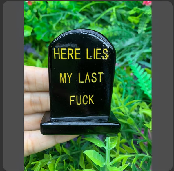 Natural Carved Stone Tombstone
