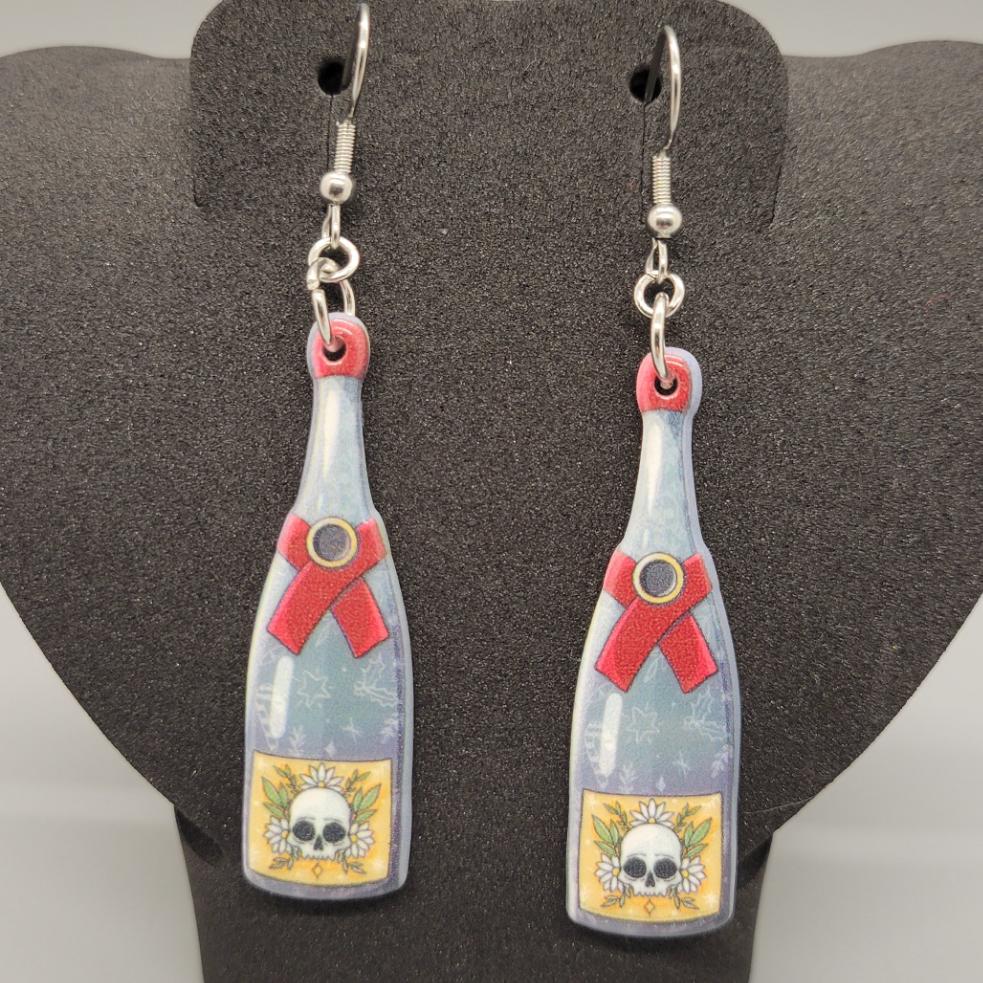 Bottle Dangle Earrings