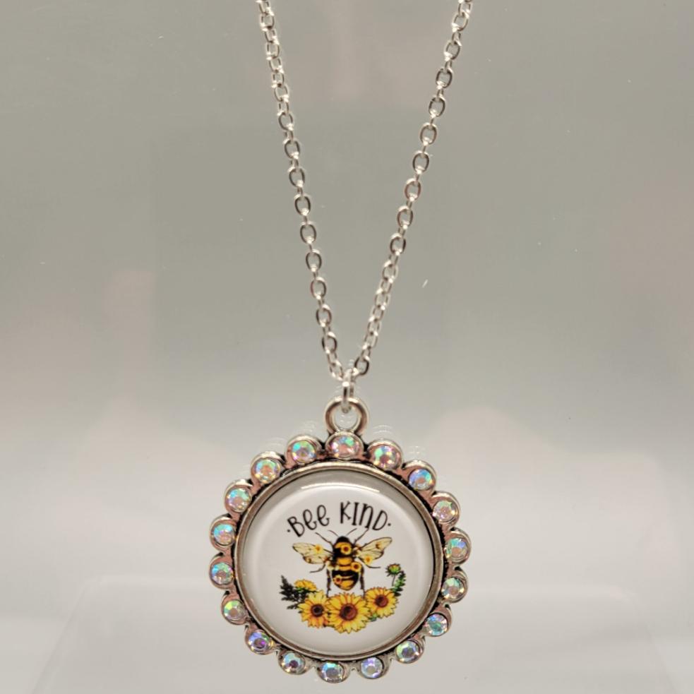 Bee Kind Bling Necklace