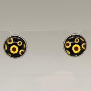 Sunflowers Stud Earrings