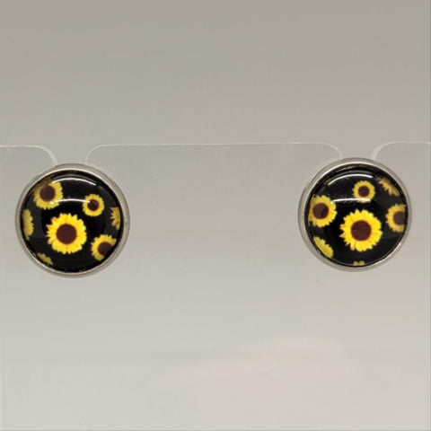 Sunflowers Stud Earrings