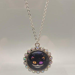 Cheshire Cat Bling Necklace