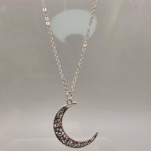 Filigree Moon Necklace