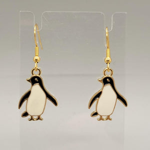 Penguin Dangle Earrings