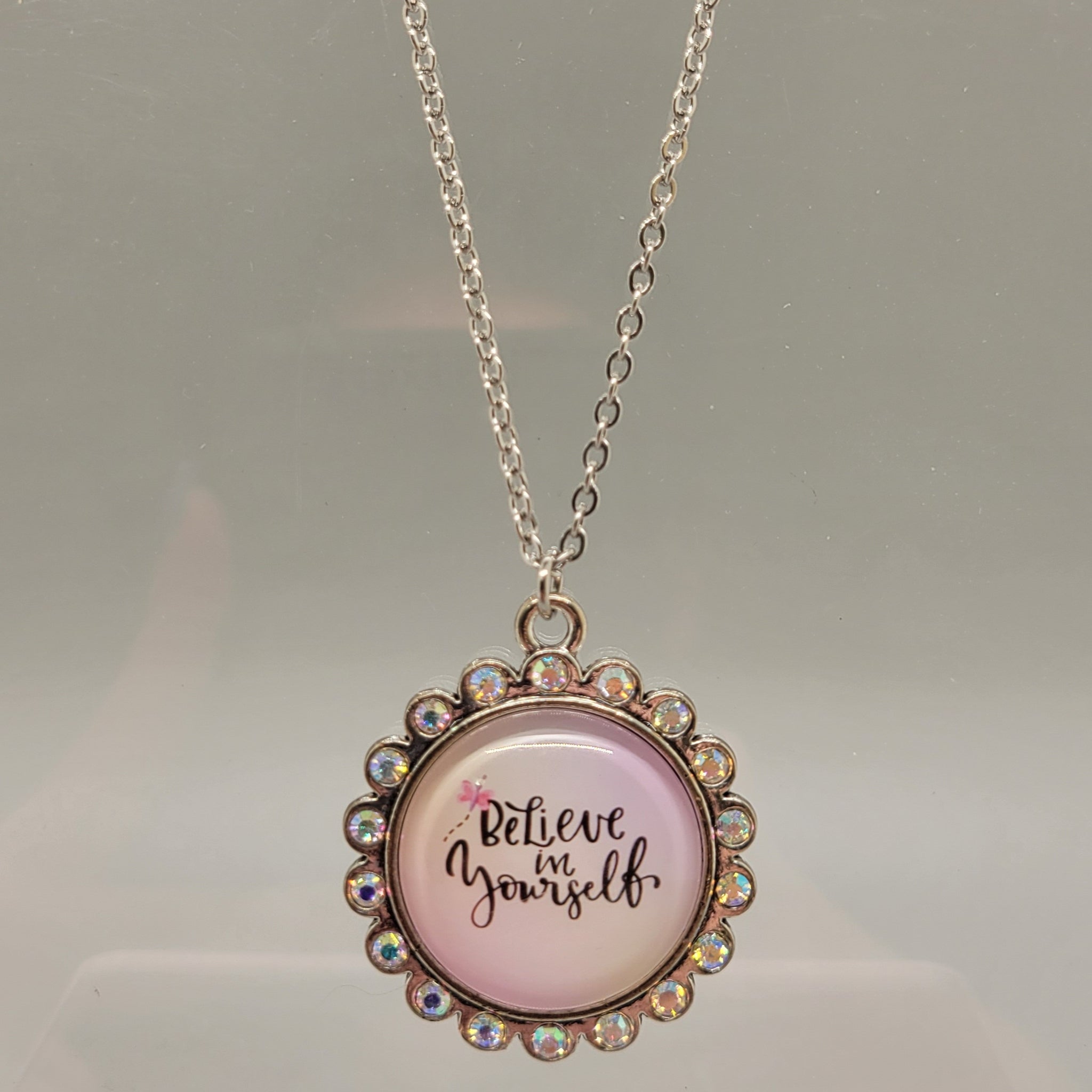 Believe In Yourself Bling Necklace