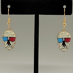 Sugar Skull Dangle Earrings